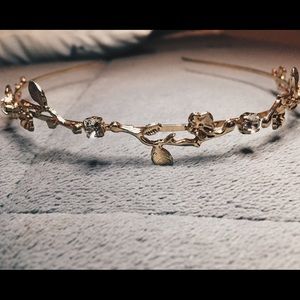 Gold Floral Headband